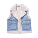Fashion Vest With Double-Sided Pockets In Autumn