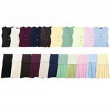 Summer New Temperament Fashion V-Neck Sleeveless Single-Claw Buckle Solid-Colored Vest Vest Women