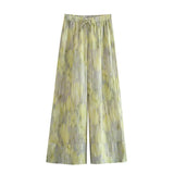 Summer Printed Cotton And Linen Shirt 4786302 Baggy Trousers