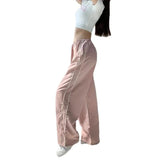 Zingj New Fashion Personality On Both Sides Of The Draw Rope Casual Loose Waist Multi-Color