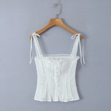 New Solid Color Lace Lace Trim Small Sling