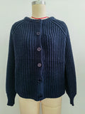 20241 / 2 New Women's Street Fashion Casual Round Collar Long-Sleeved Sweater W063 6021-Outfit
