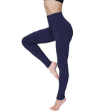 Style Brushed Pants Bottoming Trousers Thin Solid Color Skinny Tight Yoga