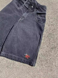 Hip-Hop Street Clothing Y2K Boxing Gloves Graphic Denim Gym Baggy Jeans
