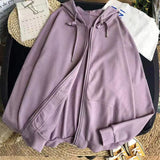 Polar Fleece Hoodies Women Casual Embroidery Clothes for Teens Sweatshirts Vintage Pink Tops Retro Winter Women