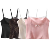 New Silk Satin Textured Underwear Printed Blouse