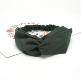 Headband Cross Top Knot Elastic Hair Bands Soft Solid Color Girls Hairband Hair Accessories Twisted Knotted
