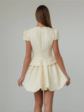 Women's Fashion Style High-End Feel Cardigan Small Scented Breeze Tatong Skirt Dress Elegant Dignified Women's