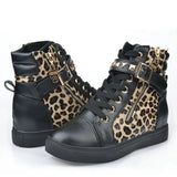 Spring And Summer New High-Top Canvas Shoes Korean Version Of Broken Flower Leisure Student Single Shoes Thick Soles Sports Board