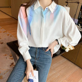 Women Solid White Blouse Tops Office Lady Work Chiffon Button Summer Short Sleeve Yellow Red Female Blouses Shirts