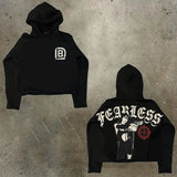 Men's Hoodie Y2K Original Hip-Hop Cartoon Graphic Printing Pullover Fashion Leisure