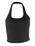 Ribbed Halter Tank Top- Outfit