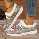 Short Snow Boots 2023 Winter New Large-Size Velveteen Leisure Women's Flat-Soled Warm Cotton