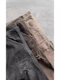 Tide Brand Vibe Overalls Denim Shorts For Men And Women High Street Ruffian Handsome Heavy Weight Washing