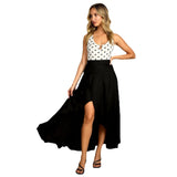 Color Women's Ruffled Irregular Elegant Summer Wear Fashion