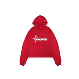 Zingj Vintage Popular Logo Letter Print Loose Hoodie Y2K Hip Hop Street Dress Men And Women's Jumper Casual