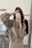 Short Sun Protective Clothing Female Thin Money 2024 Summer New Small Casual Versatile Loose Thin Sun Protective Clothing Coat-Outfit