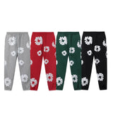 Tears Kanye The Same Style Foam Kapok High Street Loose Hooded Sweater Leisure Pants Suit