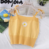 Fashion Women's Club Tank Tops Solid V neck Letter Sleevless Camisoles Tube Crop Top Bralette Sexy Ladies Summer