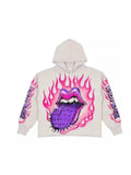 Vintage Gothic Skeleton Hoodie Autumn And Winter Hip Hop Long-Sleeved Coat Loose Hooded