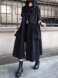 Trench Women Vintage Baggy Streetwear Autumn Cool Korean Style Coats Mujer Temper All-match Daily 2023 Feminino