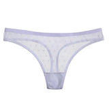 Sexy G-String Thong Lace Women's Panties Low-Waist Female Underpants Mesh Perspective Briefs Lingerie