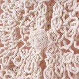 Knitted Vests Women Deep V-neck Slim Single Breasted Hollow Out Sleeveless Outwear Hook Flower Vintage Waistcoats