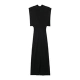 New Series Of Padded Shoulder Dresses In Early Spring