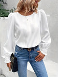 Zingj Wise Hot Style Autumn Simple Long Sleeve Solid Color Shirt Shirt Women's