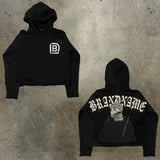 Men's Hoodie Y2K Original Hip-Hop Cartoon Graphic Printing Pullover Fashion Leisure