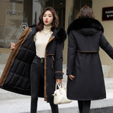 Detachable Long Draw Rope To Collect Waist Pie To Overcome Cotton-Padded Jacket 2023 New Korean Version Fashion Warm Down Cotton-Padded Clothes Female Tide-Outfit