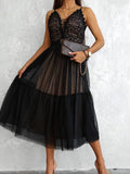 New Summer Lace Lace Dress INS Casual Backless