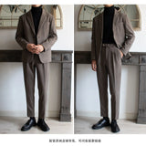 Version Of The Small Autumn And Winter Coat Casual Top Men's Suit Korean Version Of The Trendy Free Men's Suit Top