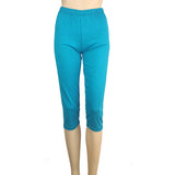 Elastic Cropped Black And White Thin