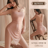 Zingj About Sex Underwear Sexy Condole Belt Sleeping Skirt Hot Perspective Thin Money Free To Take Off Pajamas Passion Small Chest Uniform