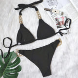 Zingj New Swimsuit Crystal Diamond Swimming Suit Sexy Swimsuit Metal Accessories