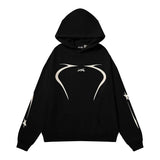 High Street Ins Minority Retro Print Letters Loose Hooded Sweaters For Men And Women In Autumn And