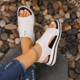 Zingj Fashionable Large-Size Flat-Soled Women's Sandals In