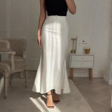 Dress Half-Dress Fishtail Skirt 2025 Summer Fishtail Skirt Half-Dress Skirt