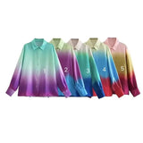 Spring Tie-Dye Printed Fashion Leisure Long-Sleeved