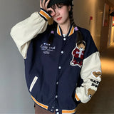 Cute Student Retro Jacket-Outfit