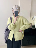 Zingj Color Lazy Wind Double-Headed Zipper Soft Waxy Sweater Autumn New Women's High-Level Versatile Knit
