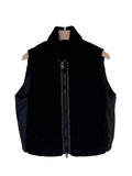 High-End White Duck Down Down Vest Female 2024 Autumn And Winter Thick Knit Stitching Warm Vest Vest Coat Tide-Outfit