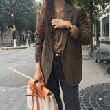 Spring And Summer New Korean Suit Slim Full-Sleeved Suit Women's Jacket Leisure Fashion Business