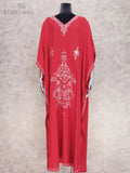 Quick-drying Black Indie Folk Embroidered Long Summer Beach Dress Moroccan Kaftan Plus Size Women Beachwear Maxi Dress