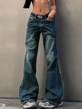Vintage Washed Ripped Boyfriend Flared