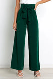 Dress Casual Fashion Wide Leg Bow