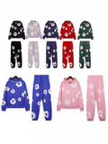 Chao Brand New Kapok Printing Suit High Street Loose Hooded Sweaters Leisure