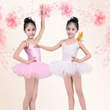Ballet Dress Girls Fluffy Dream Dance Costumes Children Dance Exercise Clothes Small Princess Fluffy