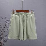 Summer Soft Cotton Sets Women Basic Casual Two Pieces T Shirts and Elastic Waist Shorts Pants Loose Solid